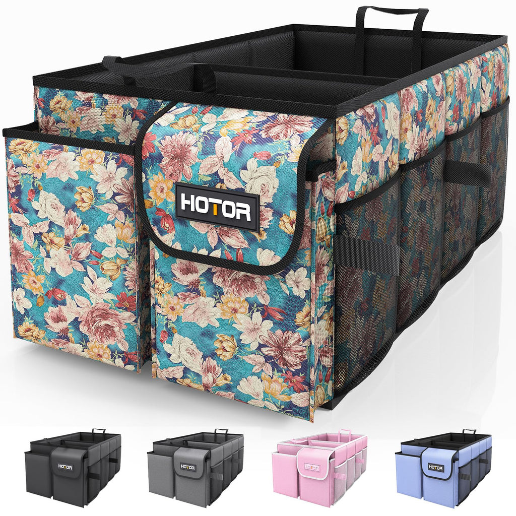 HOTOR Foldable Trunk Organizer for SUVs & Sedans