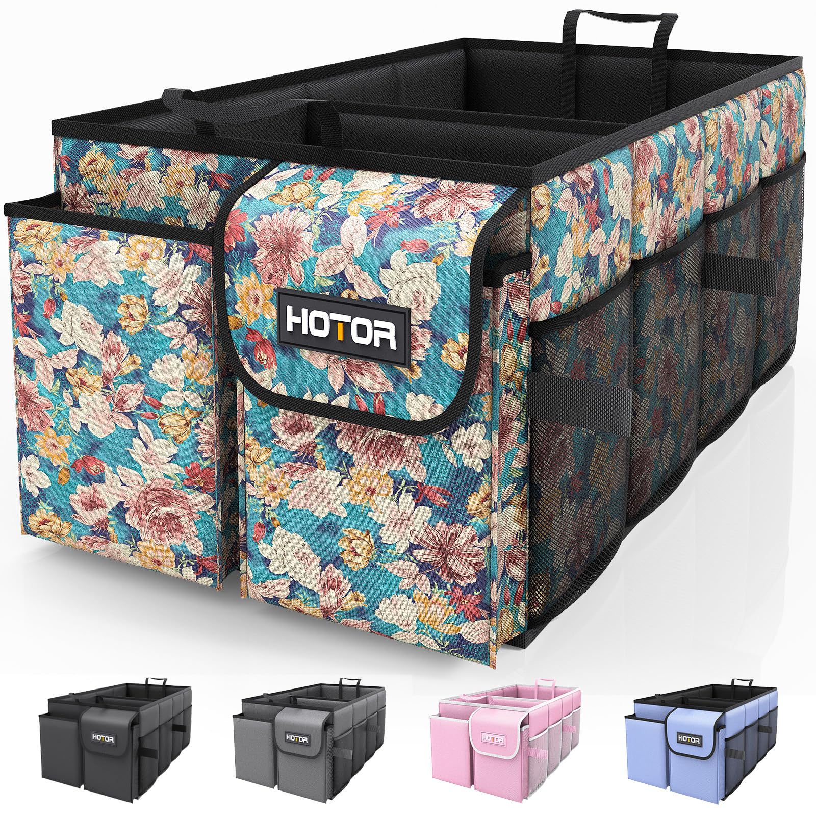 HOTOR Foldable Trunk Organizer for SUVs & Sedans