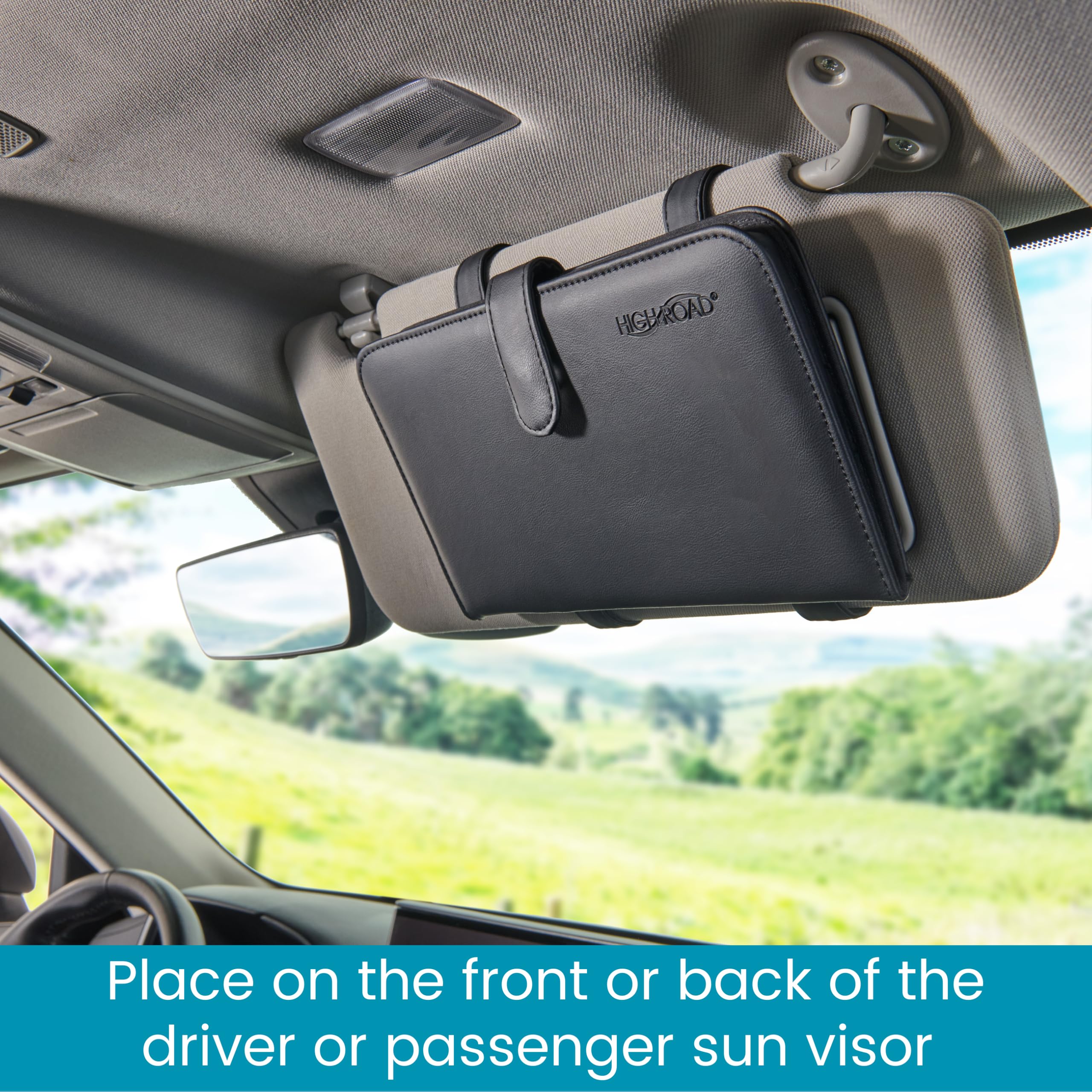 High Road Car Visor Organizer for Registration & Insurance