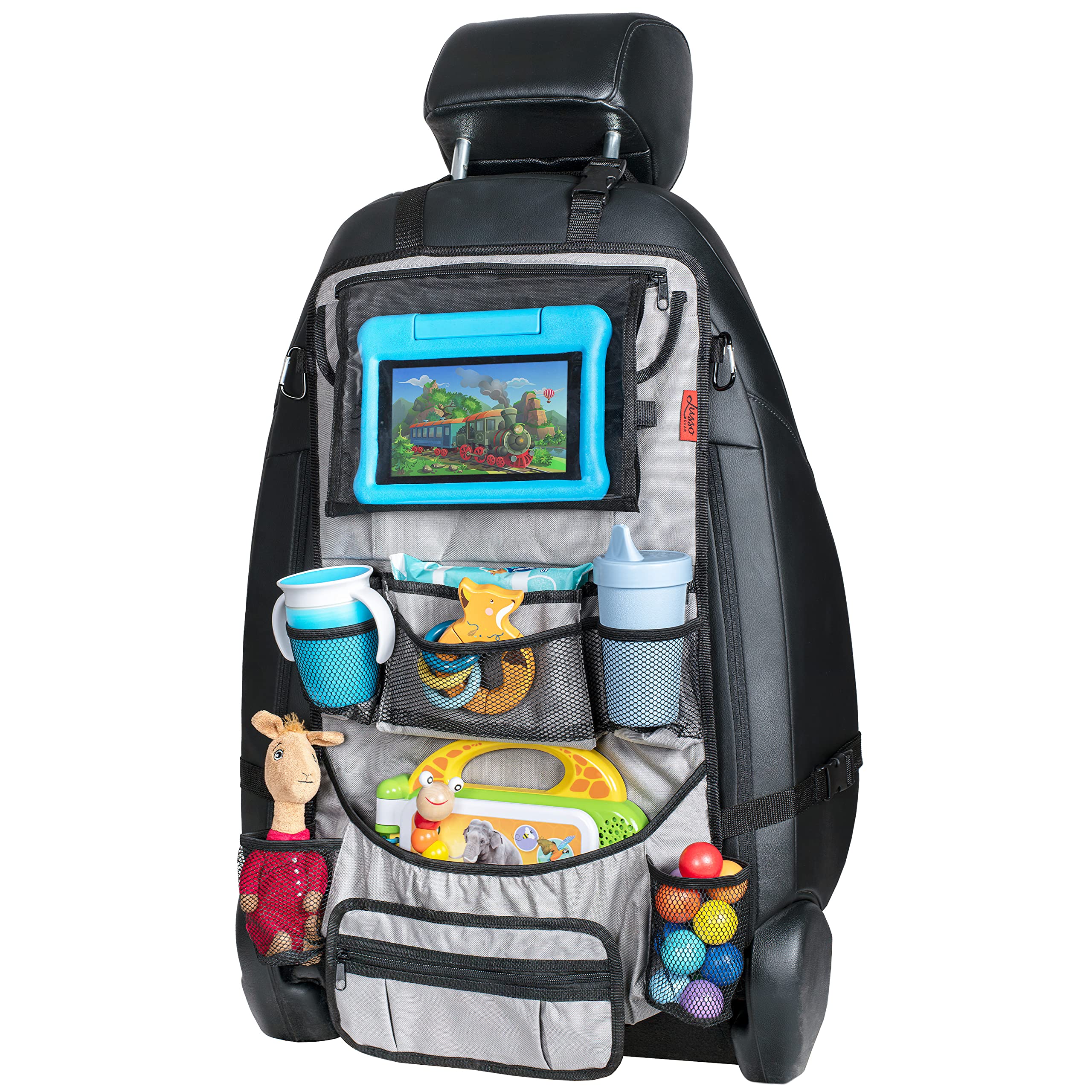 Lusso Gear Backseat Car Organizer with Storage Pockets