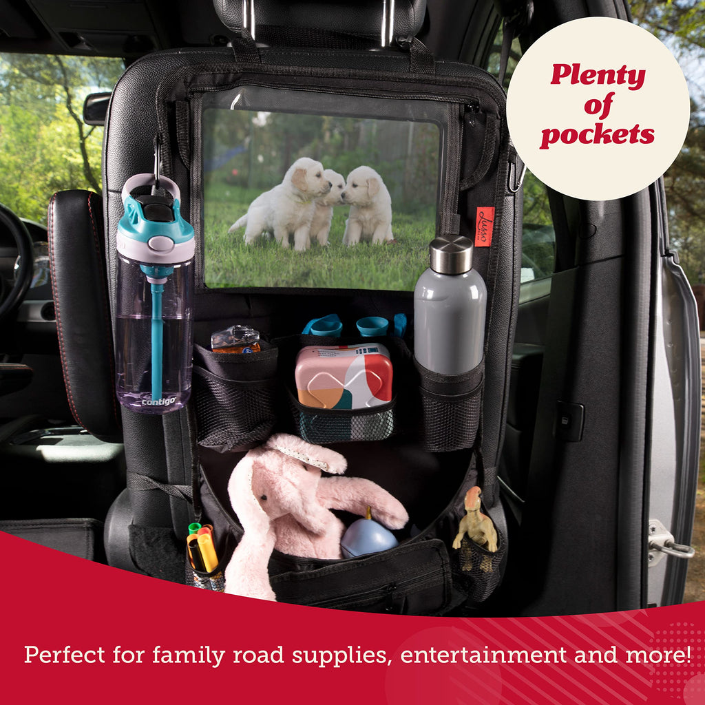 Lusso Gear Backseat Car Organizer with Storage Pockets
