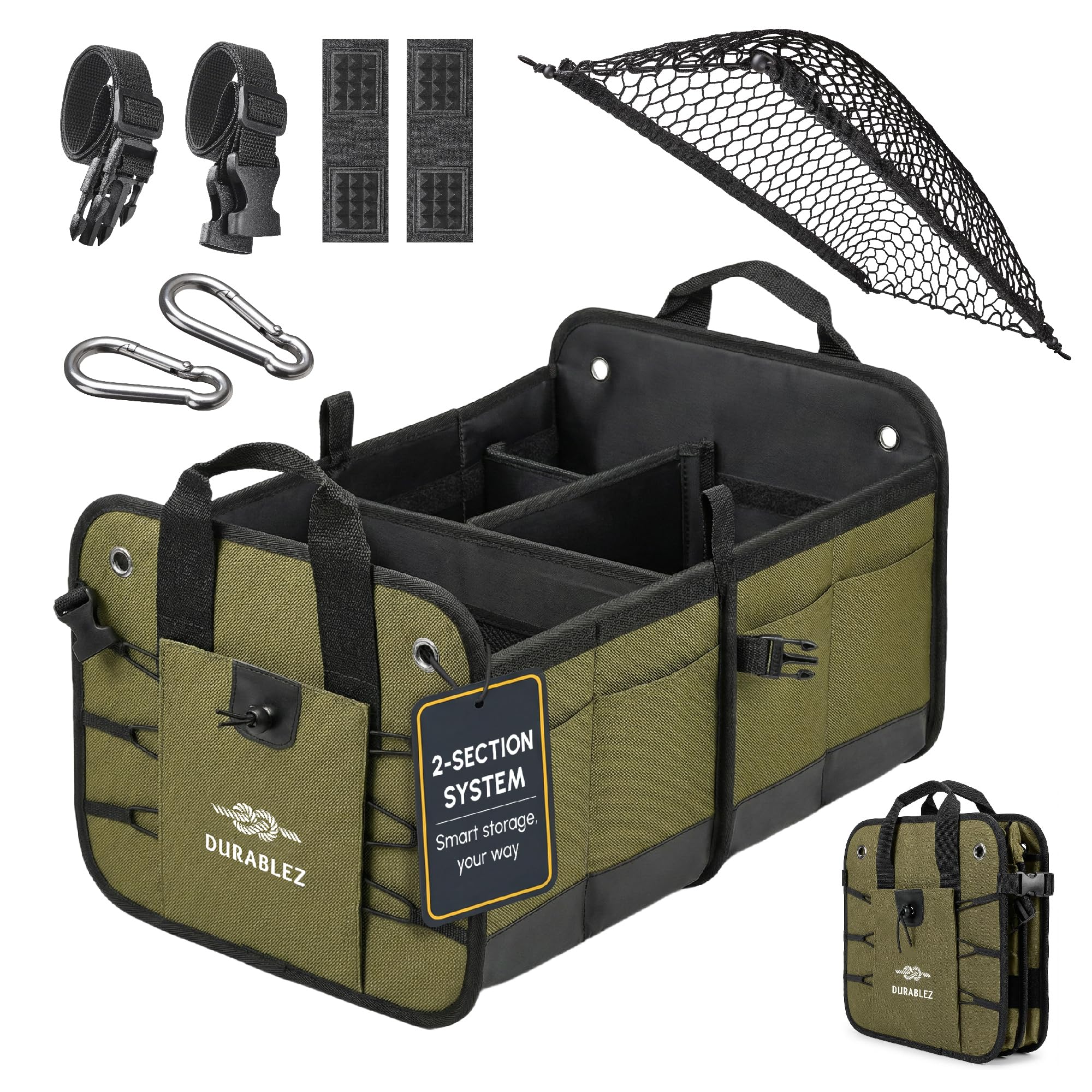 DURABLEZ Collapsible Car Trunk Organizers Collection