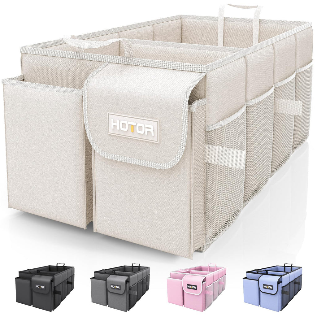 HOTOR Foldable Trunk Organizer for SUVs & Sedans