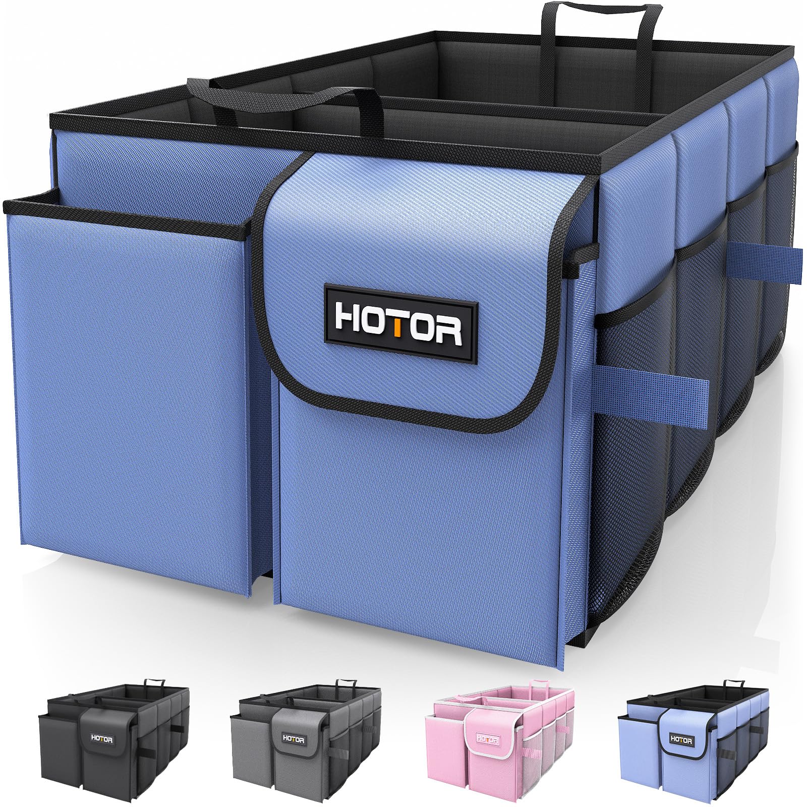 HOTOR Foldable Trunk Organizer for SUVs & Sedans