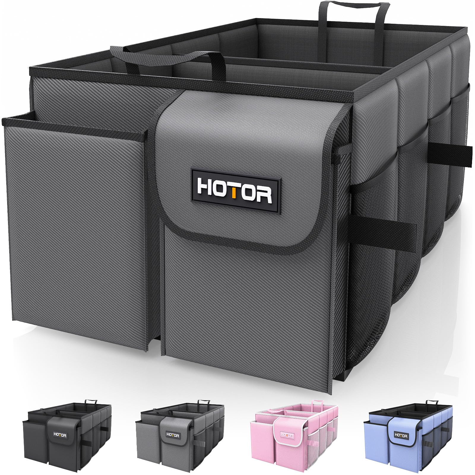 HOTOR Foldable Trunk Organizer for SUVs & Sedans
