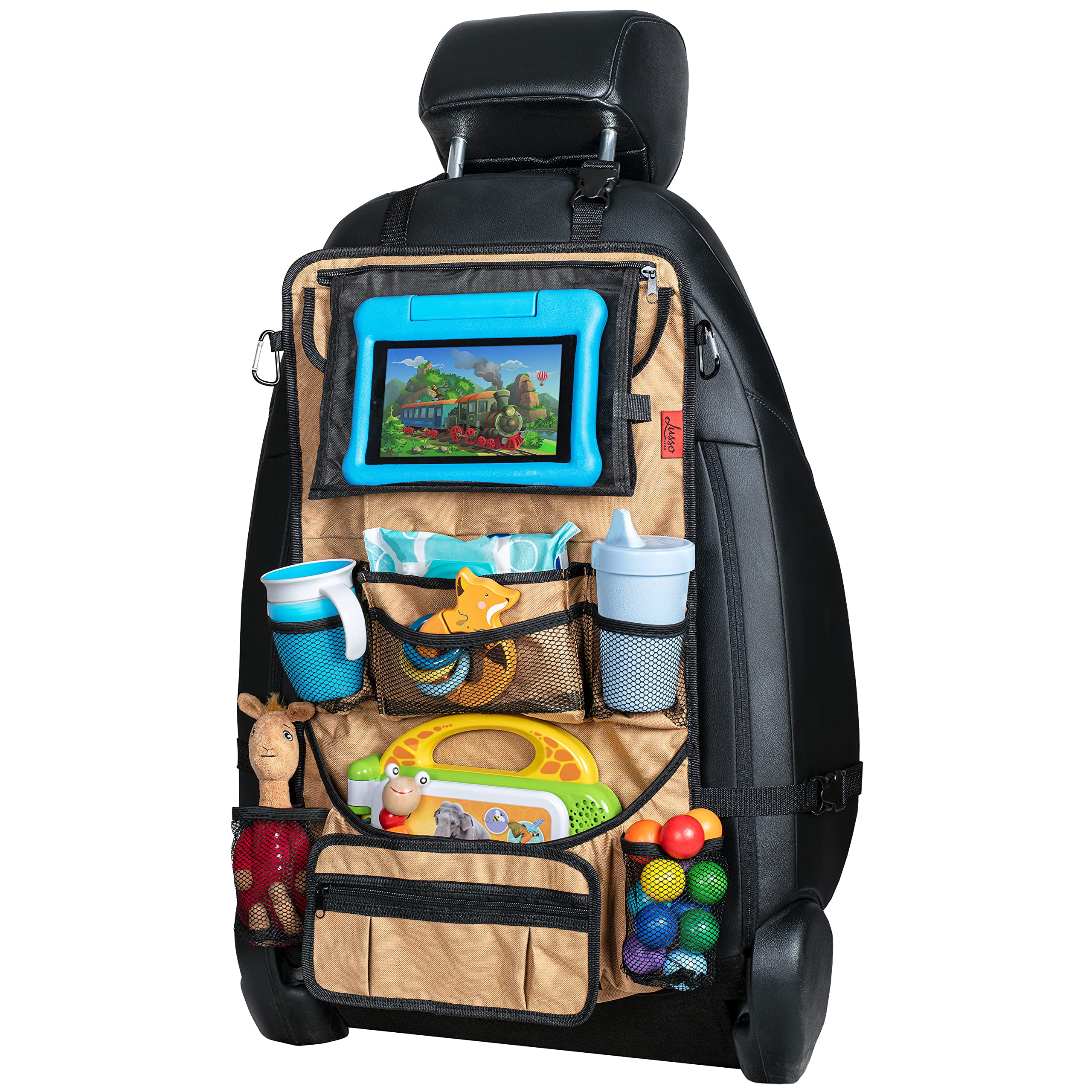 Lusso Gear Backseat Car Organizer with Storage Pockets